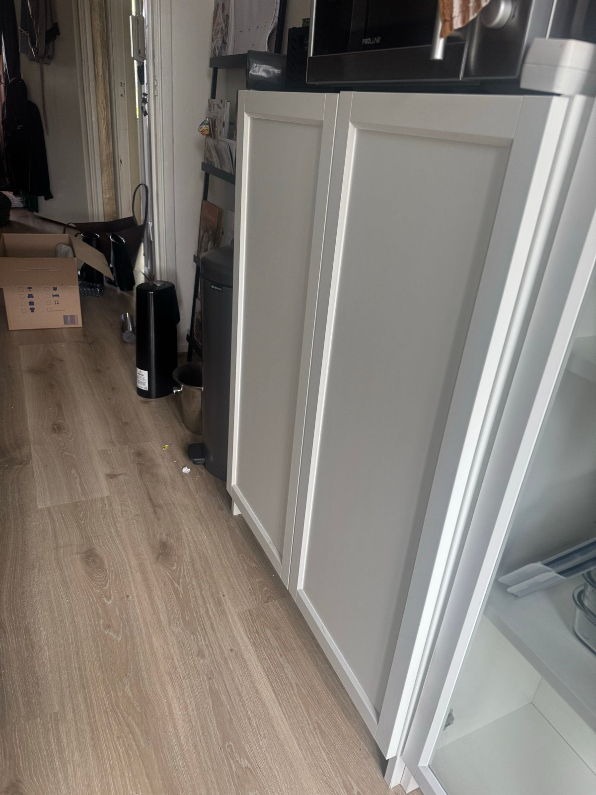 IKEA OXBERG Witte opbergkast met planken, Huis en Inrichting, Ophalen, Gebruikt