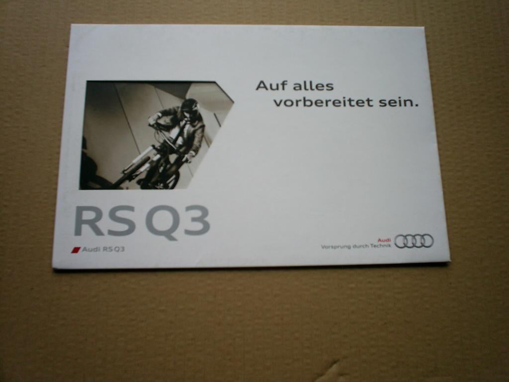 Audi RS Q3 [ 3 / 2013 8 pag. Duits ], Verzenden, Zo goed als nieuw, Audi