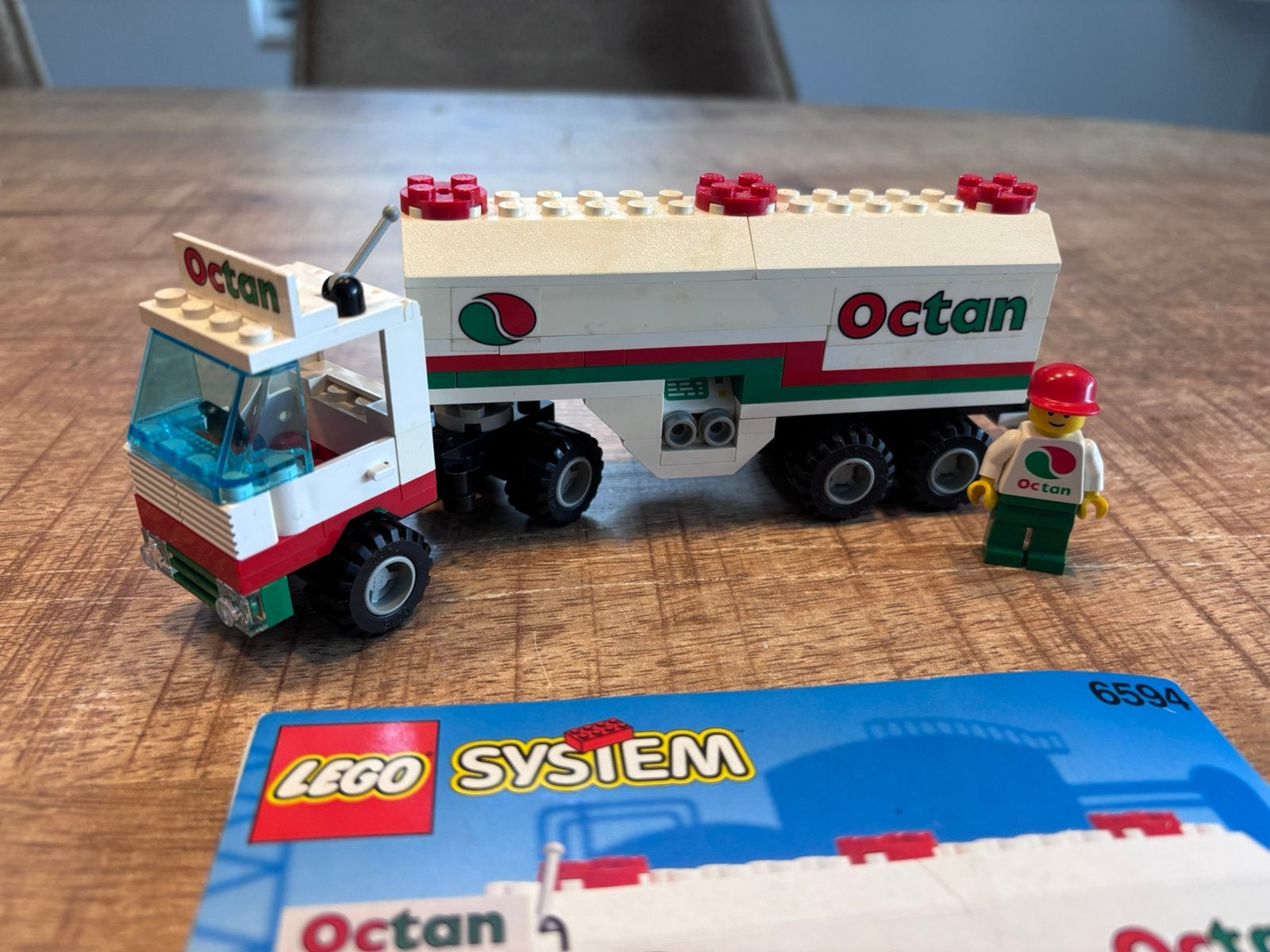 Lego Classic Town set 6595 ‘Gas Transit’ uit 1992, Gebruikt, Lego, Inclusief instructies, Ophalen of Verzenden