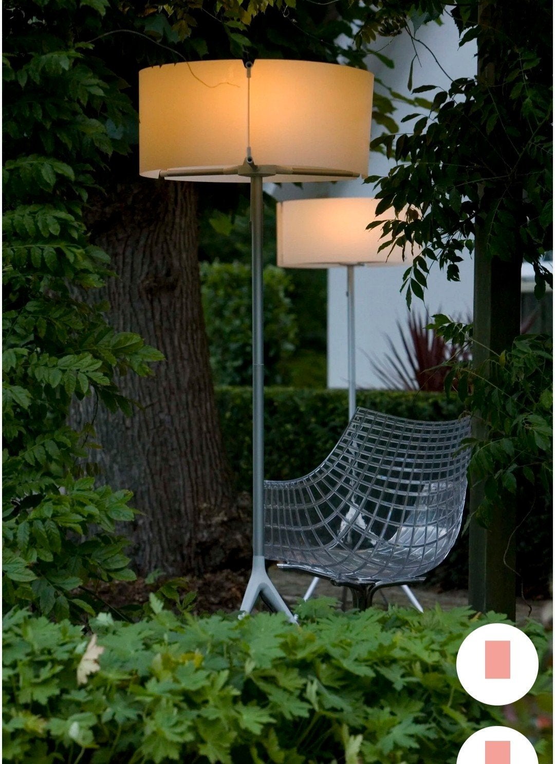 Buitenlampen sta model nieuw cortenstalen uitstraling 4x, Ophalen, Minder dan 50 watt, Staande lamp, Netvoeding