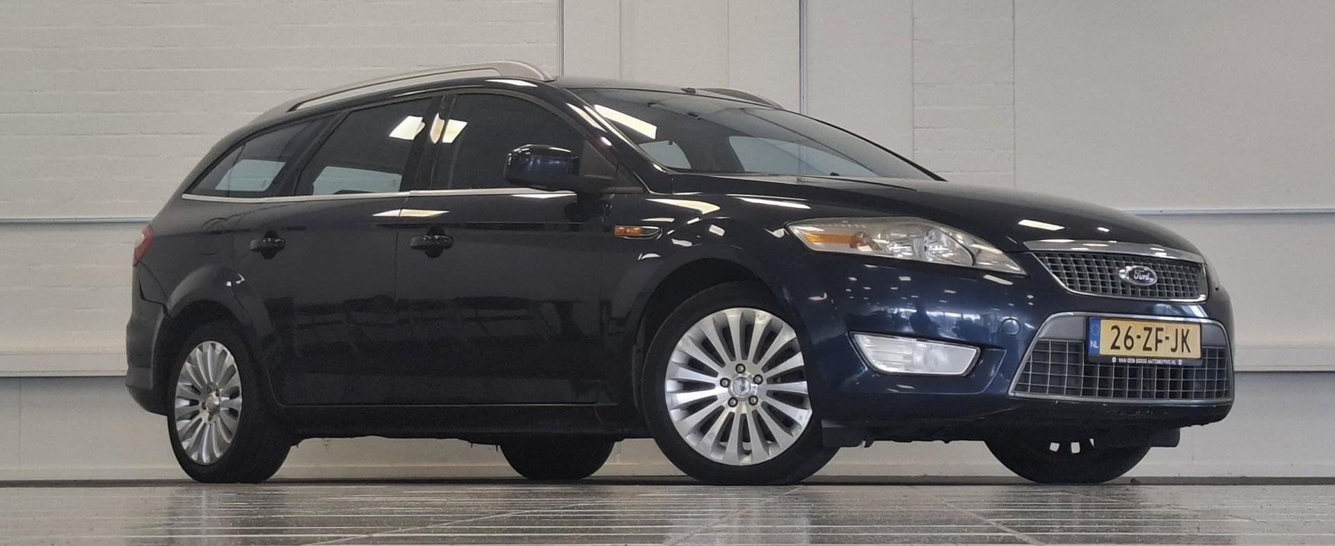 Ford Mondeo Wagon 2.0i 16V Titanium Nieuwe APK Garantie, Auto's, 145 pk, Gebruikt, Zwart, 4 cilinders