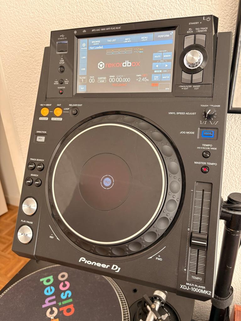 2x Pioneer XDJ-1000MK2 DJ-speler met stofkappen, Muziek en Instrumenten, Dj-sets en Draaitafels, Ophalen, Zo goed als nieuw, Dj-set