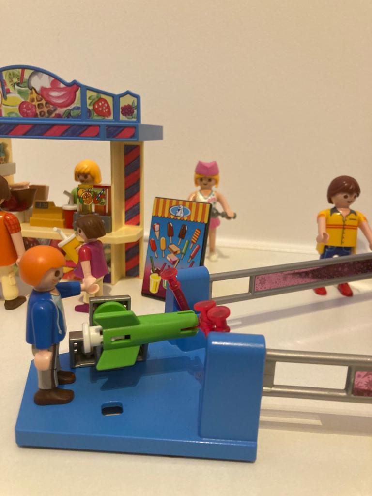 Playmobil kermis (5547+5555), Ophalen, Zo goed als nieuw, Complete set