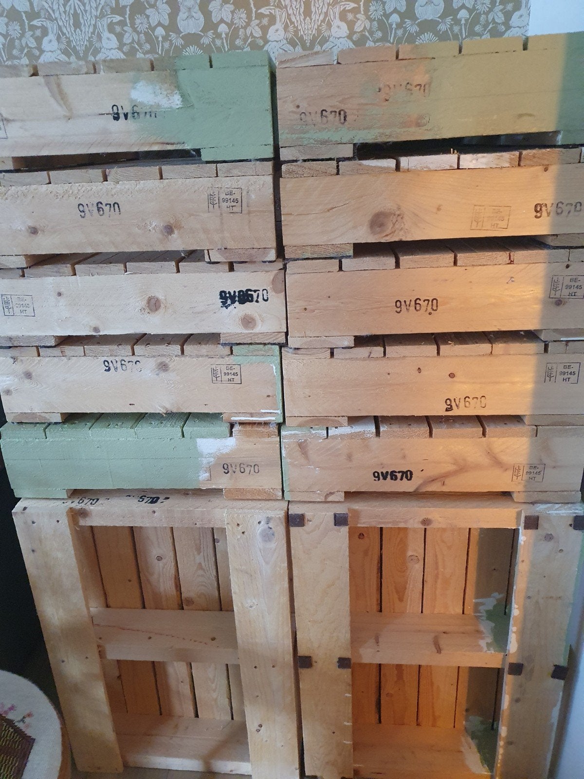 20 pallets B48H13L65, Ophalen, Gebruikt