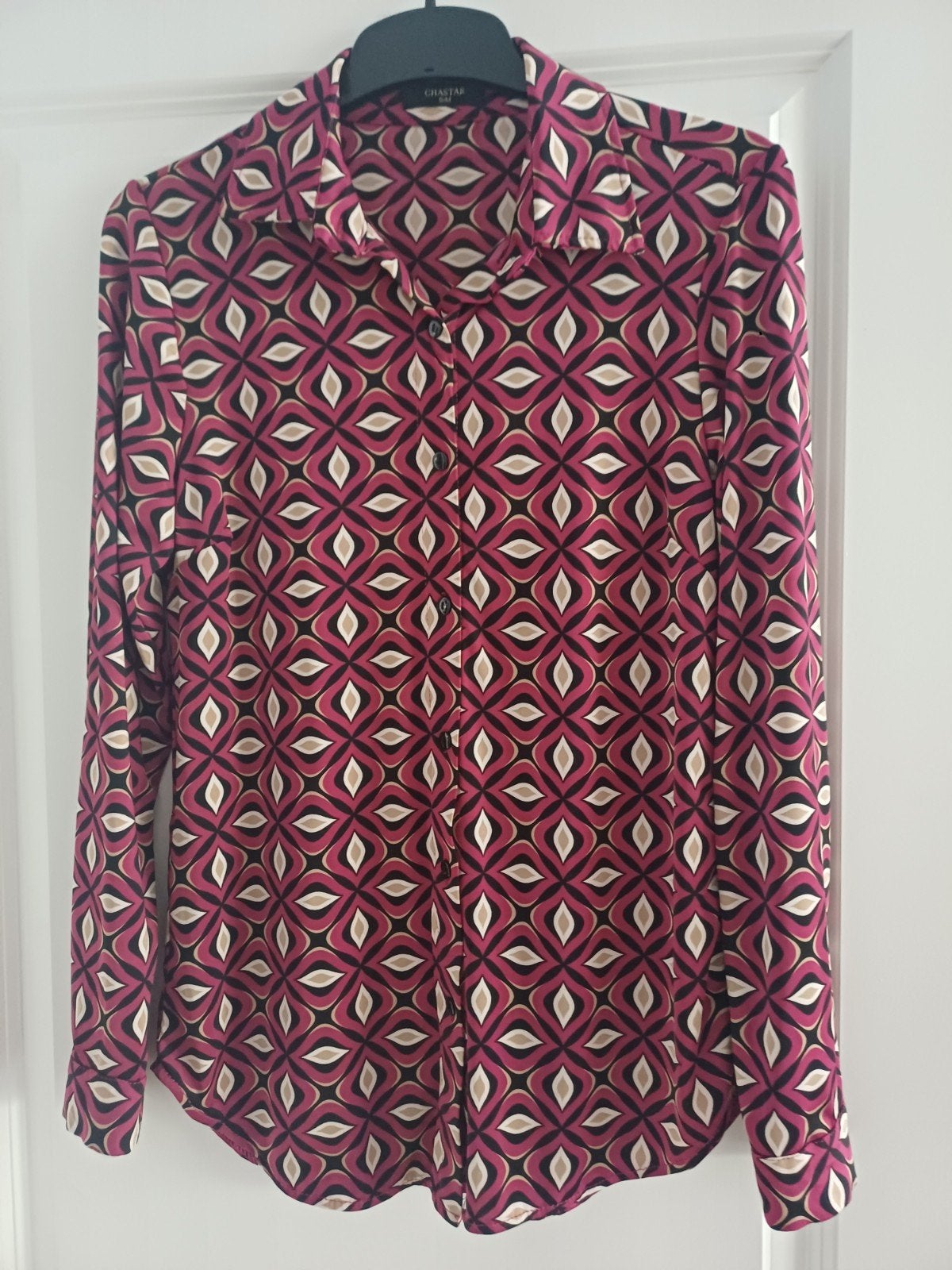 Blouse Chastar maat S/M, izgs, Ophalen of Verzenden, Zo goed als nieuw, Maat 38/40 (M), Roze