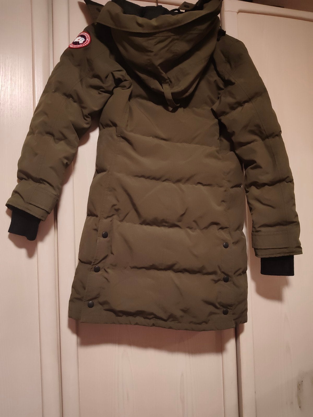 Canada Goose Dames Jas Maat XS - Groen, Canada Goose, Ophalen of Verzenden, Zo goed als nieuw, Maat 36 (S)