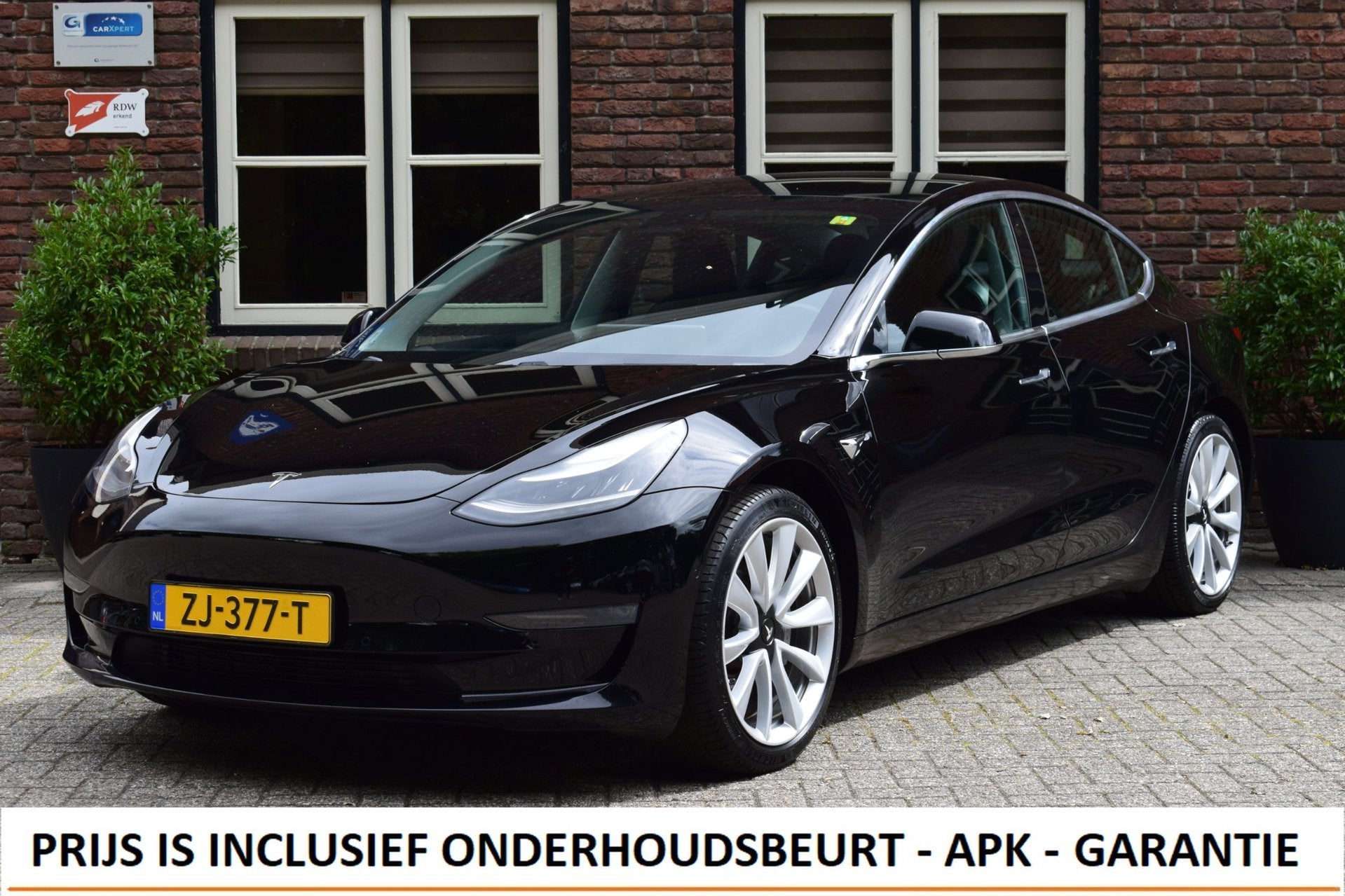 Tesla Model 3 Long Range AWD 75 kWh Trekhaak, Auto's, Tesla, Bedrijf, Te koop, Model 3, 4x4, ABS, Airbags, Airconditioning, Android Auto