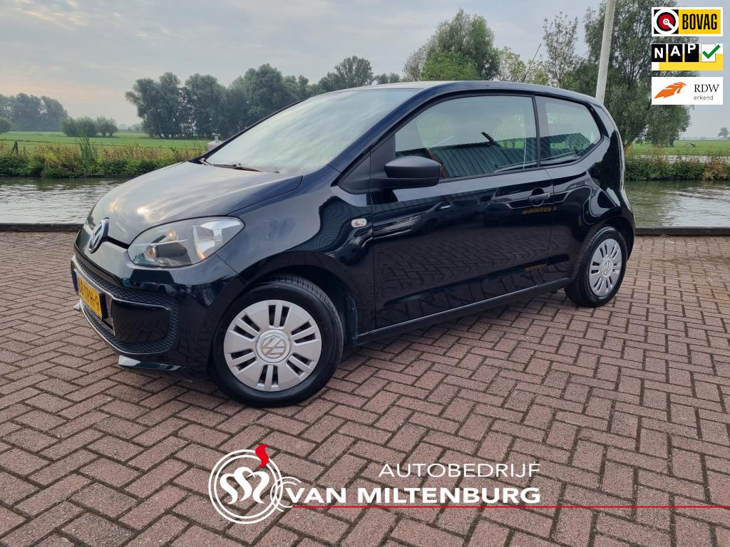 Volkswagen Up! 1.0 take up! BlueMotion Airco AllSeason bande, Auto's, Volkswagen, Voorwielaandrijving, Euro 5, Stof, Gebruikt