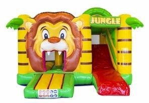 Springkussen multibox Jungle huren voor 108,46 per dag, Verzenden, Zo goed als nieuw, Verjaardag