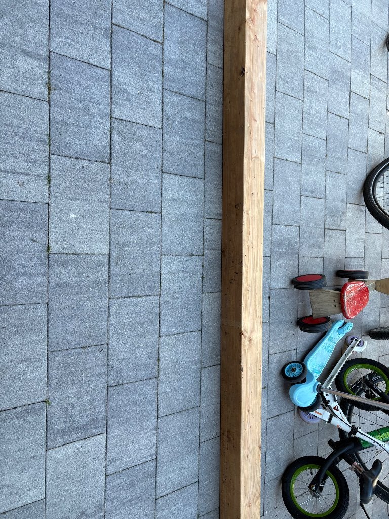 Red Class Wood staander Gelamineerd 12 x 12, Ophalen, Nieuw, 250 cm of meer, Palen