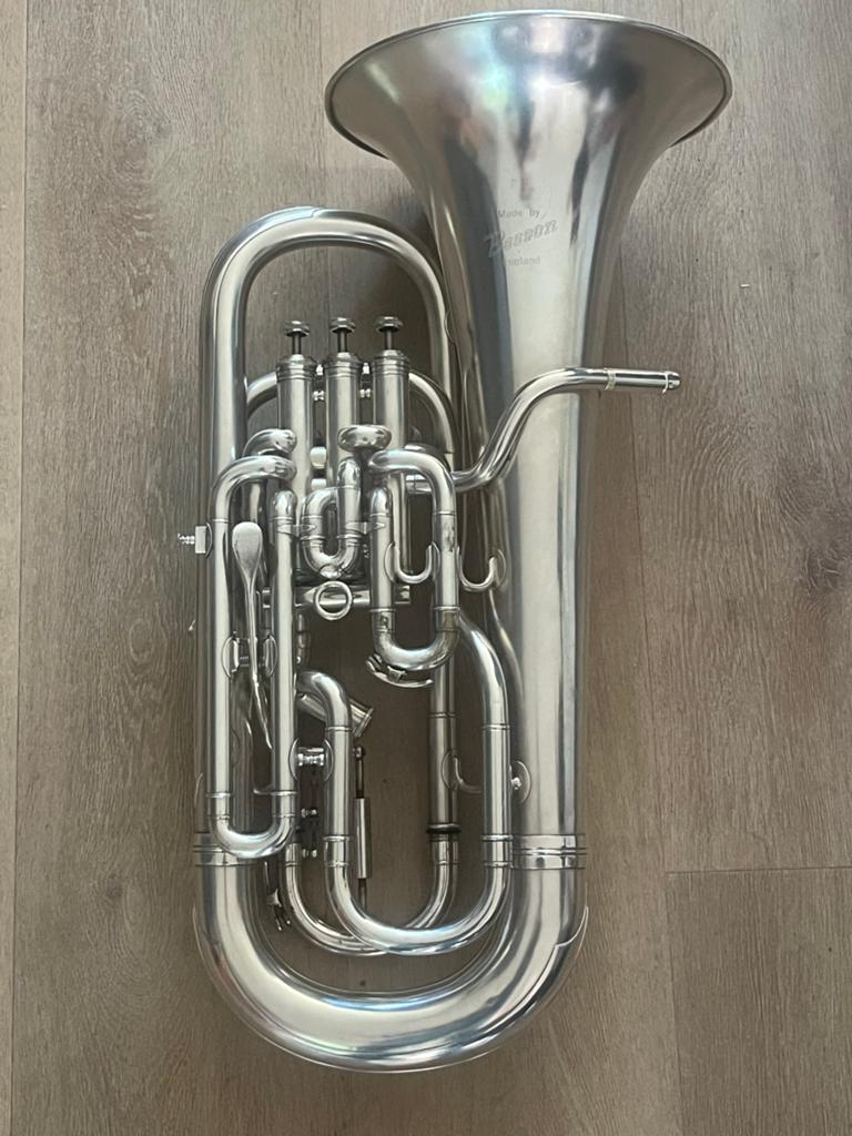 Besson Euphonium 1980 (Imperial) 3+1V gecompenseerd +trigger, Ophalen of Verzenden, Gebruikt, Euphonium of Tenortuba