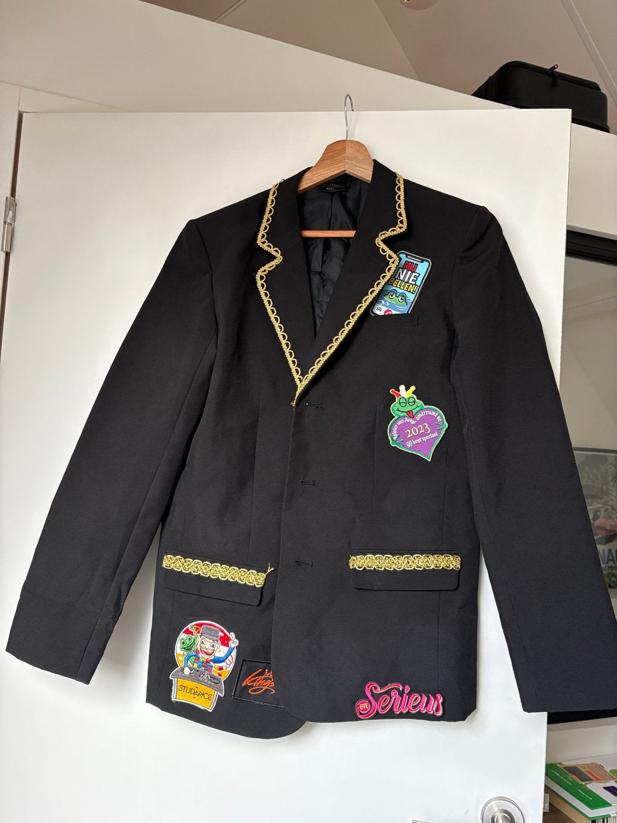 Oeteldonk jasje maat S, Carnaval, Ophalen of Verzenden, Kleding, Maat 36 (S)