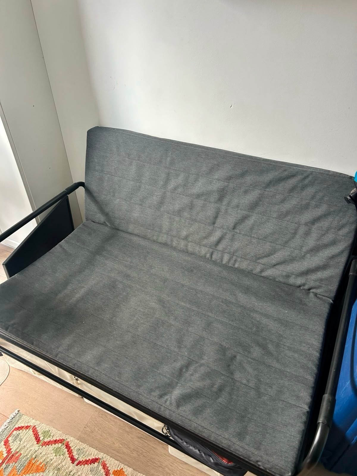 Ikea hammarn slaap bank 128x200, Ophalen of Verzenden, Gebruikt