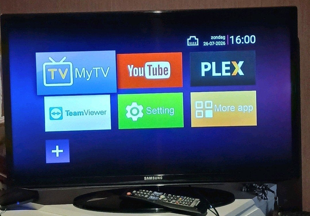 samsung smart tv 32 inch met afstandsbediening, LED, 50 Hz, Ophalen of Verzenden, Zo goed als nieuw