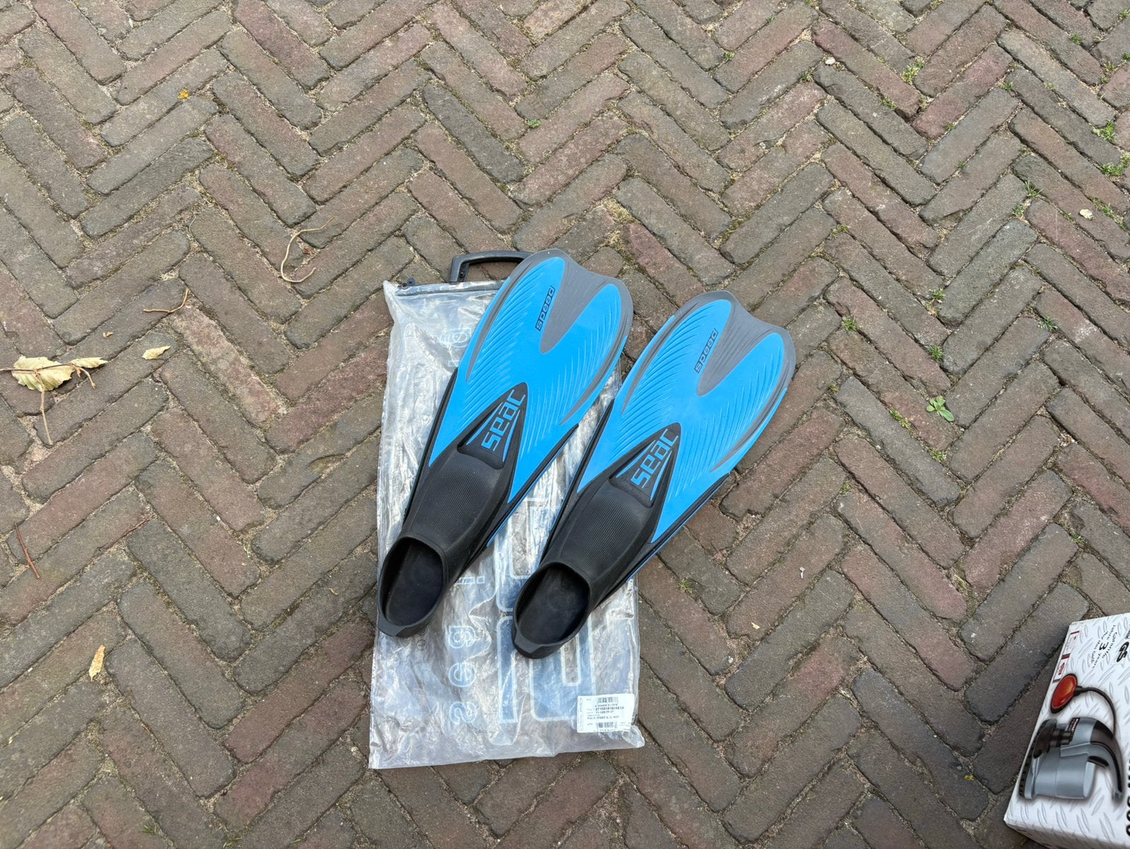 Seac zwemvliezen maat 36/37, Ophalen of Verzenden, Zo goed als nieuw, Snorkelvinnen