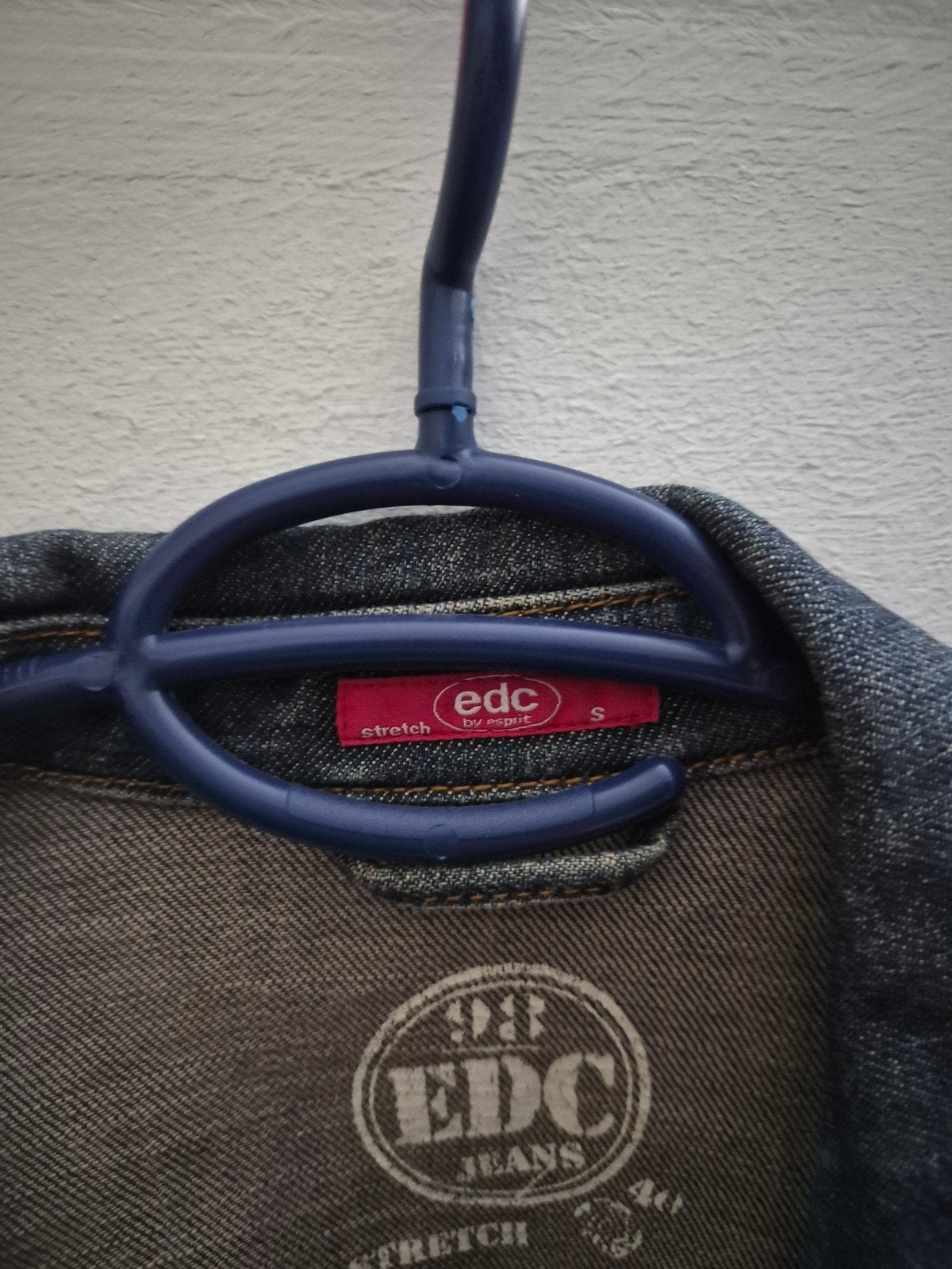 EDC by Esprit spijkerjasje maat S, Blauw, Ophalen of Verzenden, EDC by Esprit, Maat 36 (S)
