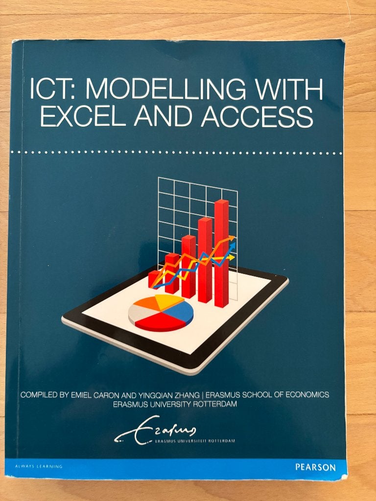 Pearson Erasmus boek ICT: modelling with excell and access, Ophalen of Verzenden, Beta, Gelezen, WO