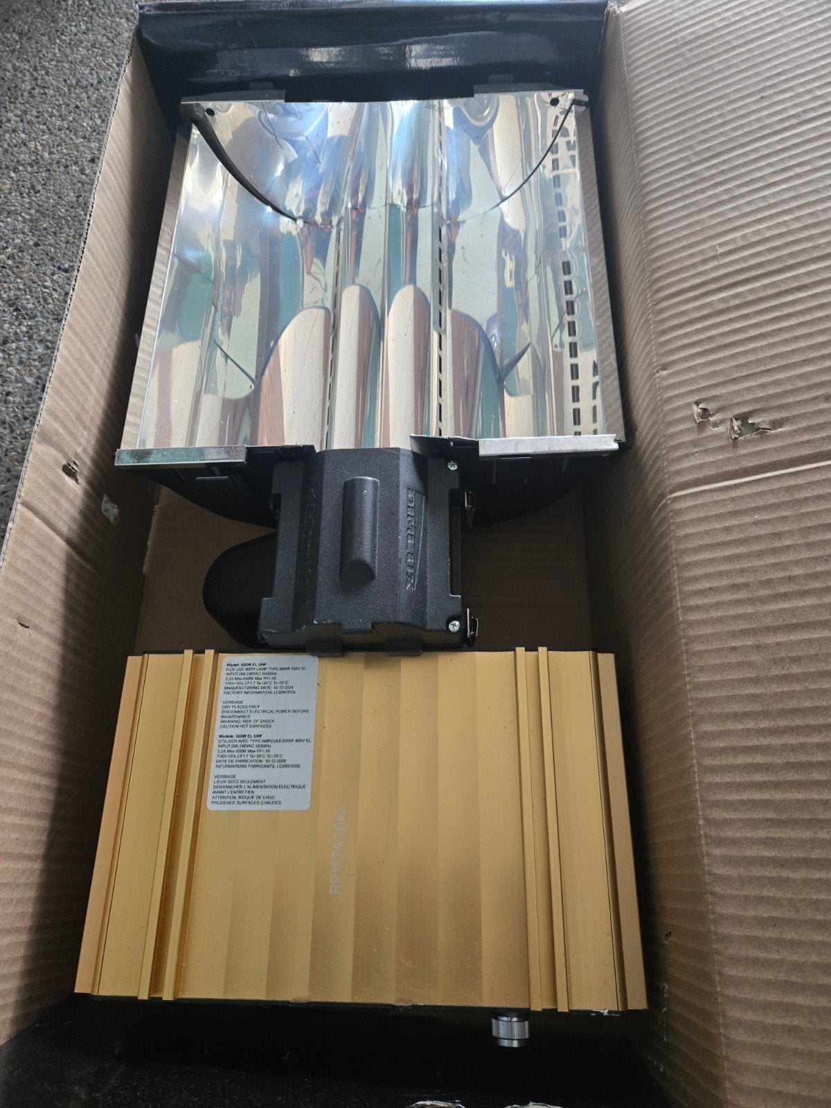 Dimlux Expert Series 600W EL UHF Kweeklamp, Ophalen of Verzenden, Zo goed als nieuw