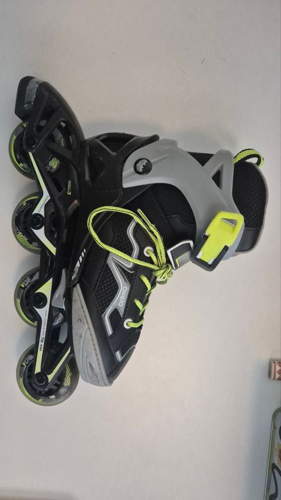 Inline skates Oxelo Fit 3 met beschermset, Overige merken, Gebruikt, Dames, Ophalen of Verzenden