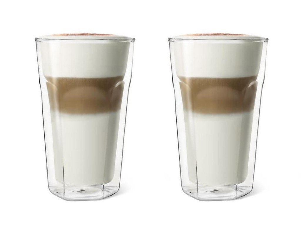 6x nieuwe Leopold Vienna dubbelwandig latte macchiato glazen, Ophalen, Glas of Glazen, Nieuw, Glas