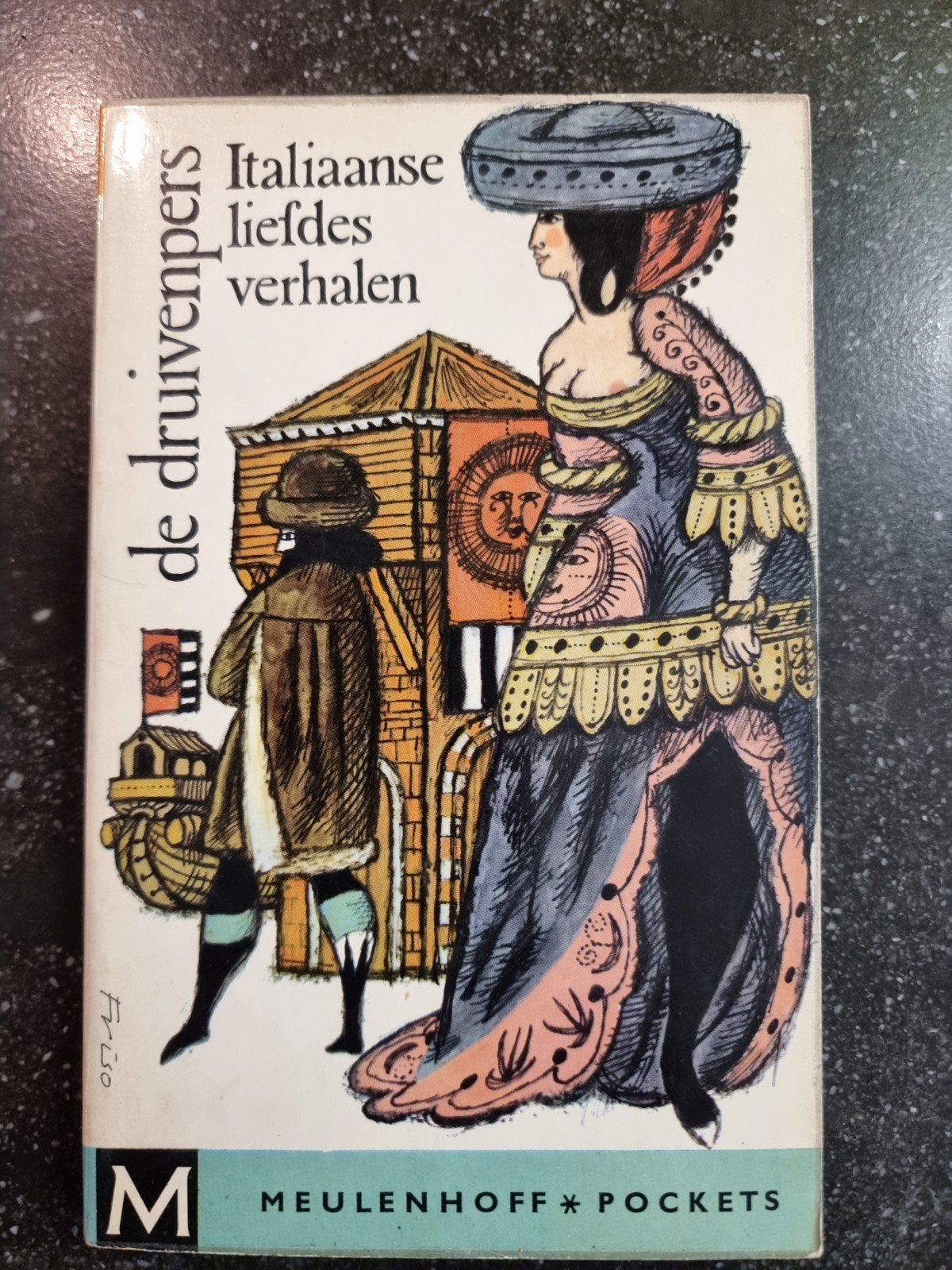 De Druivenpers - Italiaanse liefdesverhalen, Verzenden, Gelezen, R. Valkhoff (vertaler), Nederland