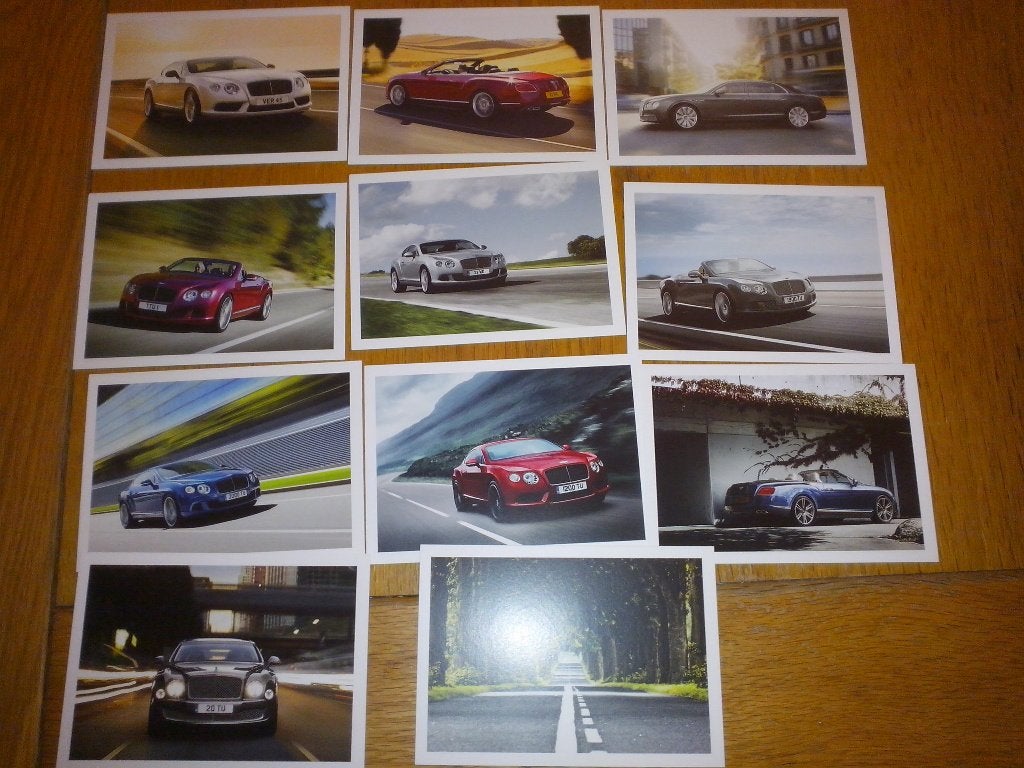 3x Bentley Magazine 78 + Quest brochures folders + postcards, Ophalen of Verzenden, Zo goed als nieuw, Overige merken