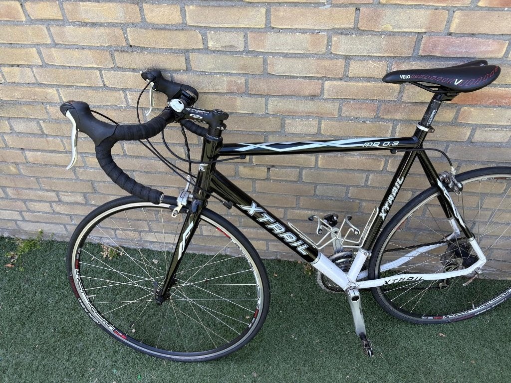 X-trail racefiets Shimano Sora afgemonteerd, Gebruikt, Velgrem, 57 tot 61 cm, Meer dan 20 versnellingen