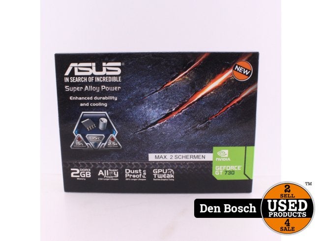 Asus Geforce GT730 2GB Videokaart  | NIEUW, Computers en Software, Videokaarten, Asus, Nieuw, Support@asus.com, No. 15, Li-Te Road, Beitou District
Taipei 112
Taiwan