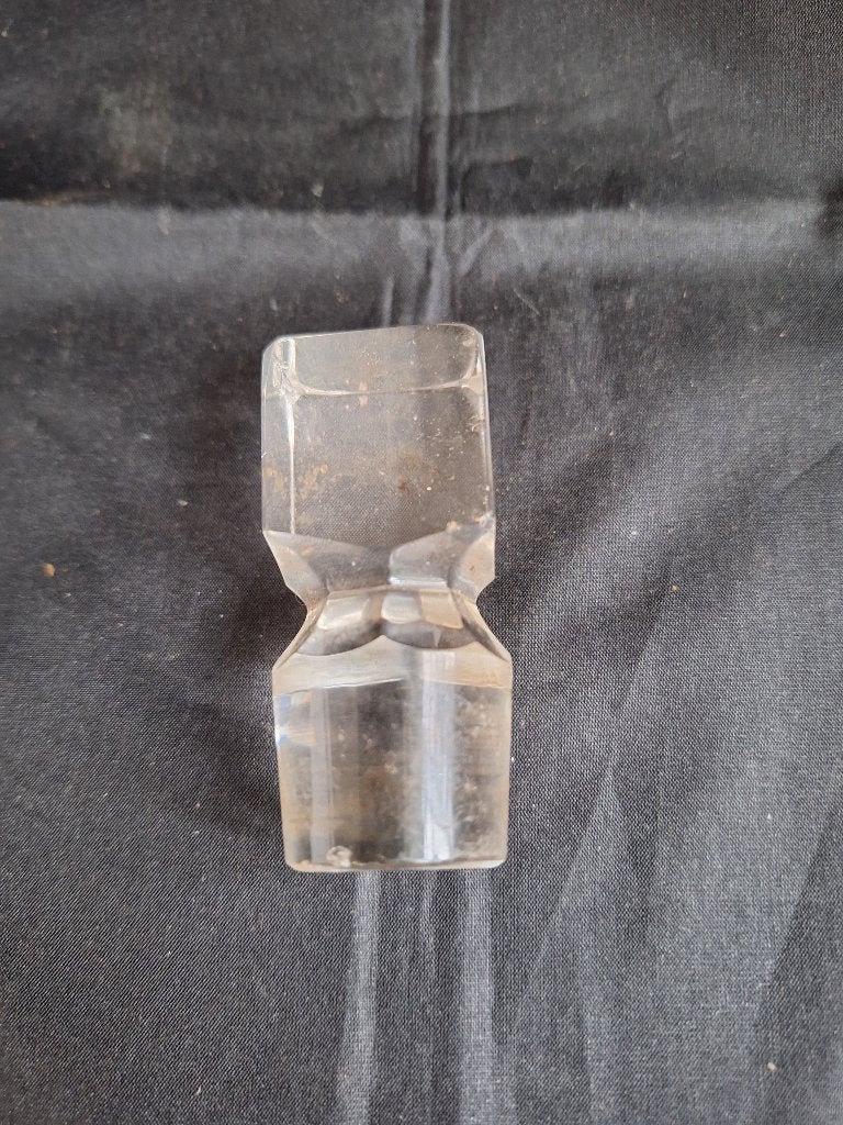 Vintage Snijglas Decanteerstop met Hexagonaal Deksel, Antiek en Kunst, Antiek | Glas en Kristal, Ophalen