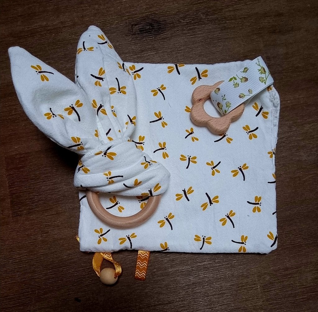 Baby knisperdoekje met houten bijtring, Ophalen, Nieuw, Overige typen
