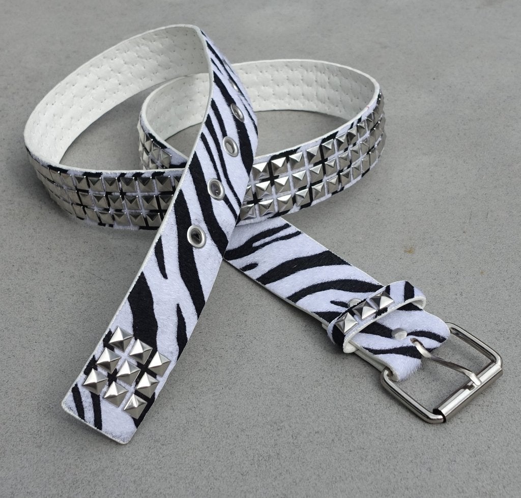 moderne damesriem in zebraprint 105 x 3,8 cm - ongebruikt, Kleding | Dames, Riemen en Ceinturen, Overige kleuren, Nieuw, Tailleriem