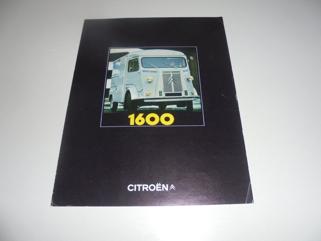 brochure Citroen H 1600  1970, Ophalen of Verzenden, Zo goed als nieuw, Citroën