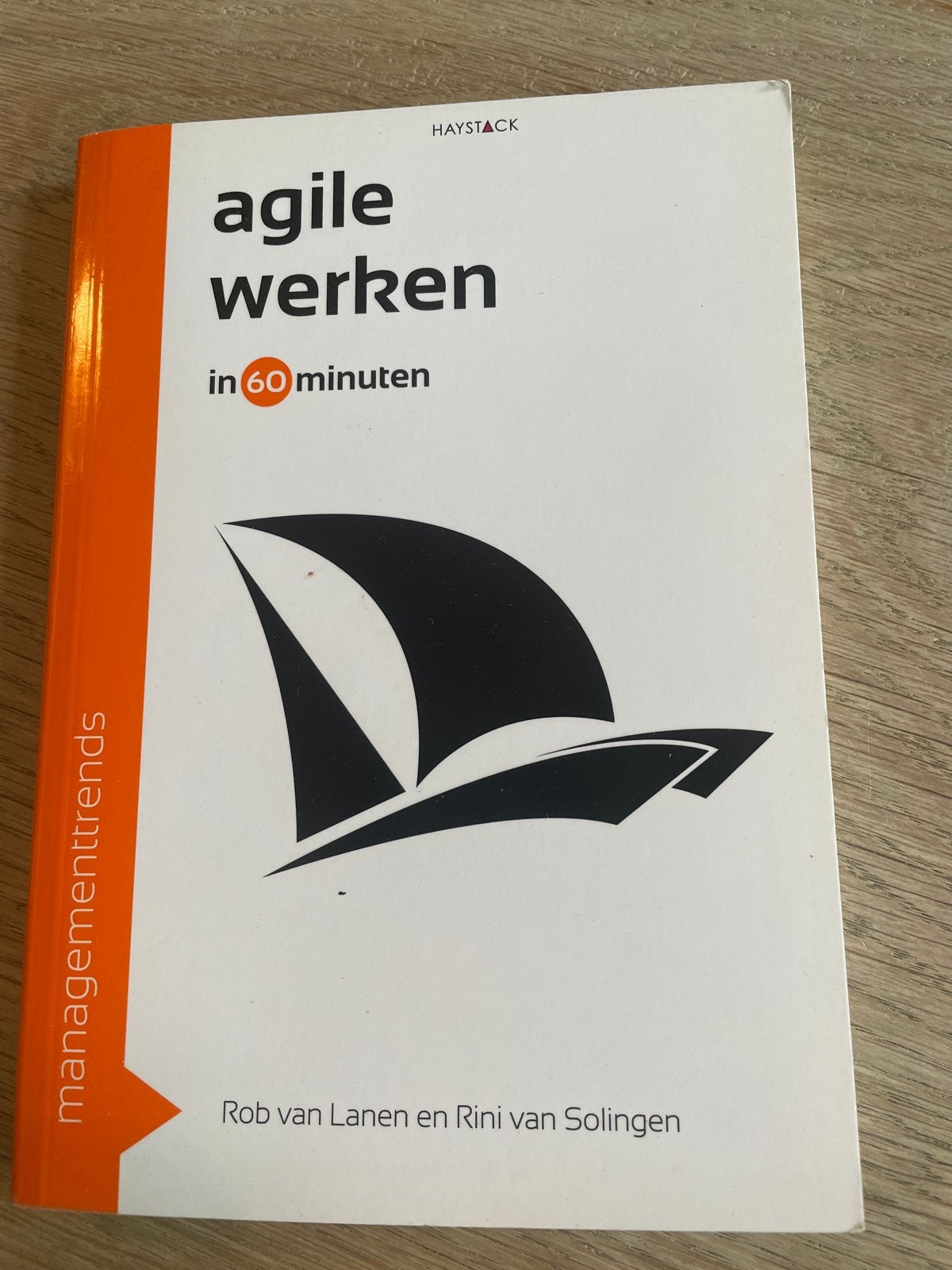 Agile Werken in 60 Minuten - Rob van Lanen & Rini van Soling, Ophalen of Verzenden, Nieuw, Management