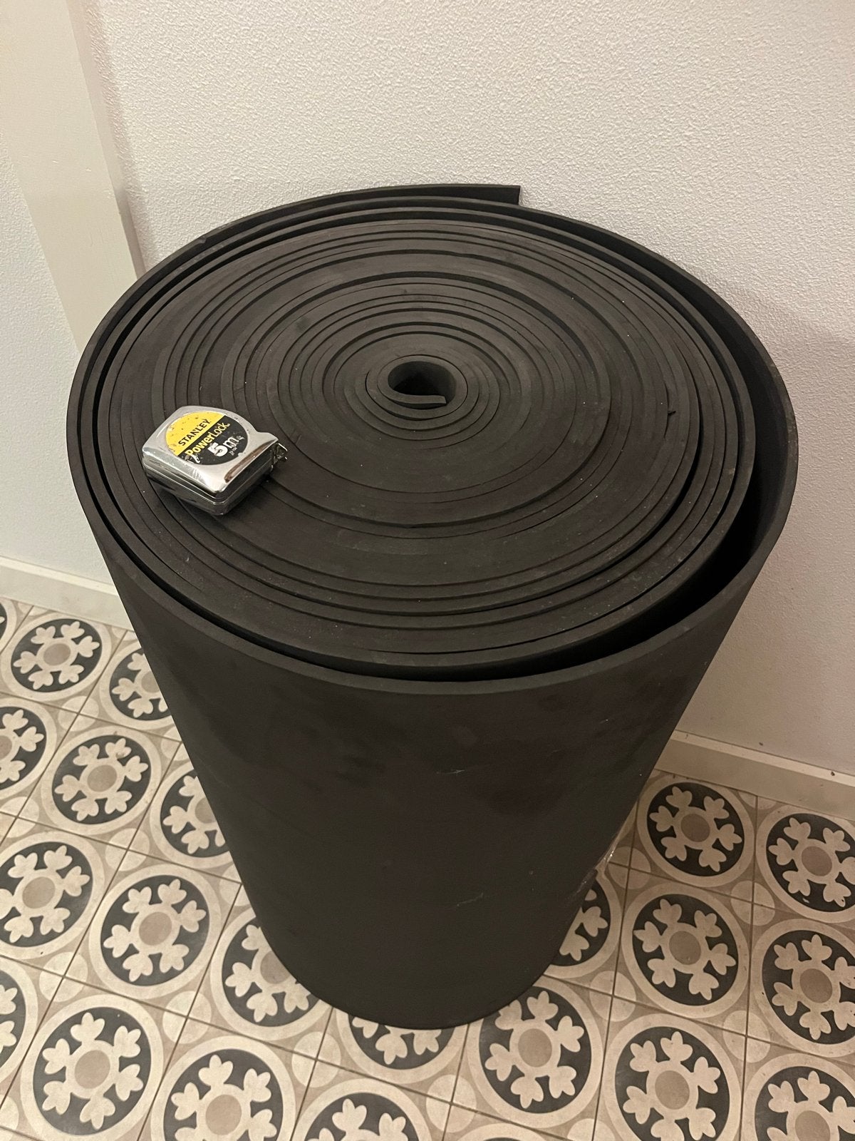 Eva Foam 8mm, 23,5m rol, 102cm breed Zwart, Ophalen, Nieuw