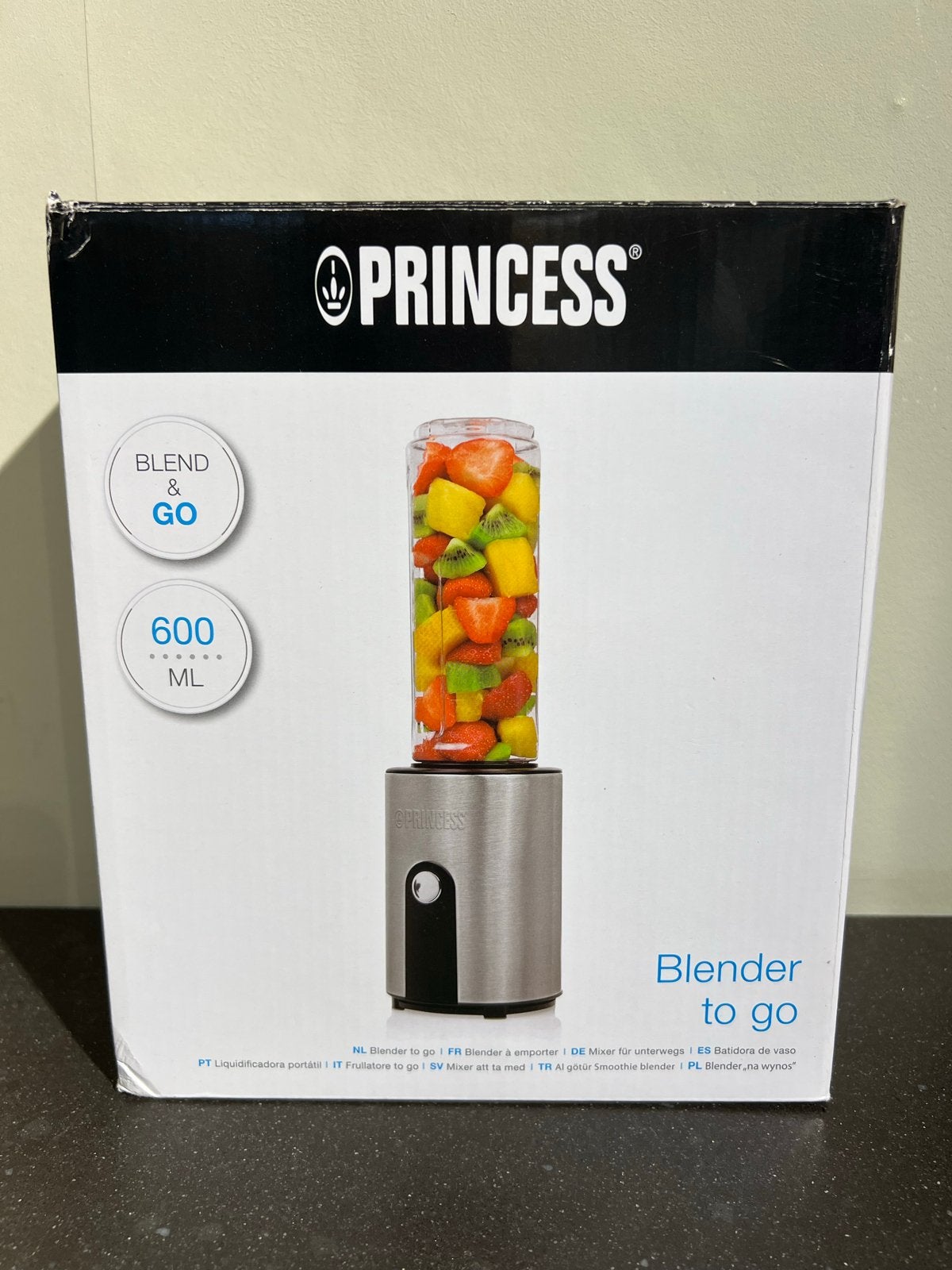 Princess Blender to go - 600ml - Nieuw in doos. Van €24,99, Ophalen, Blender to go, Info@vofjdeboer.com, Princess