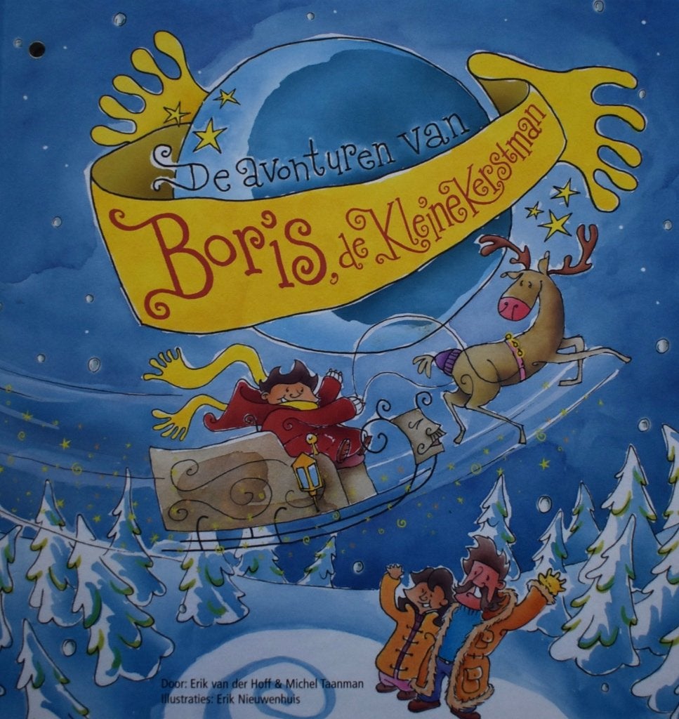 vd Hoff : De avonturen van Boris de kleine kerstman, Fictie algemeen, Jongen of Meisje, Ophalen of Verzenden, Zo goed als nieuw