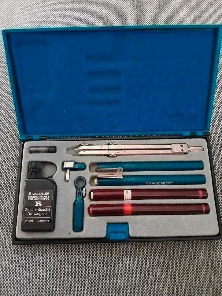 Staedtler Rapidograph Tekenset, Hobby en Vrije tijd, Tekenen, Ophalen of Verzenden, Zo goed als nieuw, Overige typen