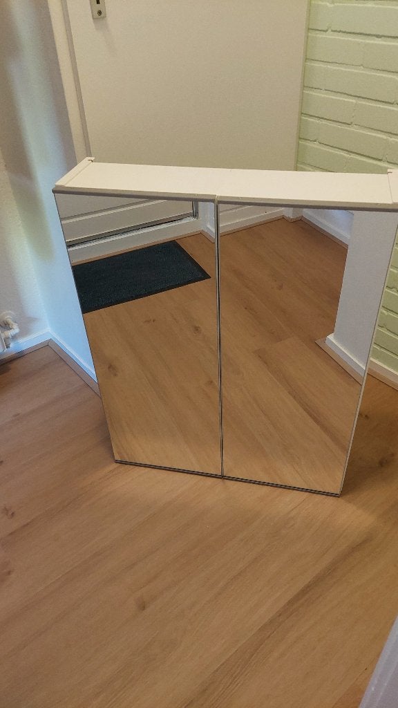 Spiegelkast Ikea Enhet (z.g.a.n.), Ophalen, Spiegelkast, 50 tot 100 cm, Zo goed als nieuw