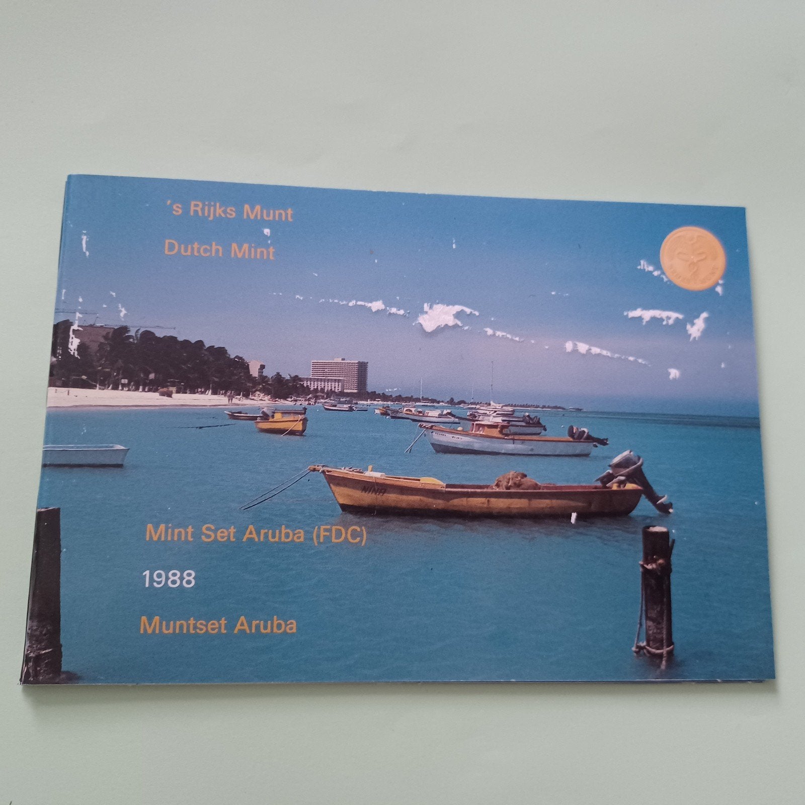 muntset Aruba compleet 1988 fdc, Ophalen of Verzenden