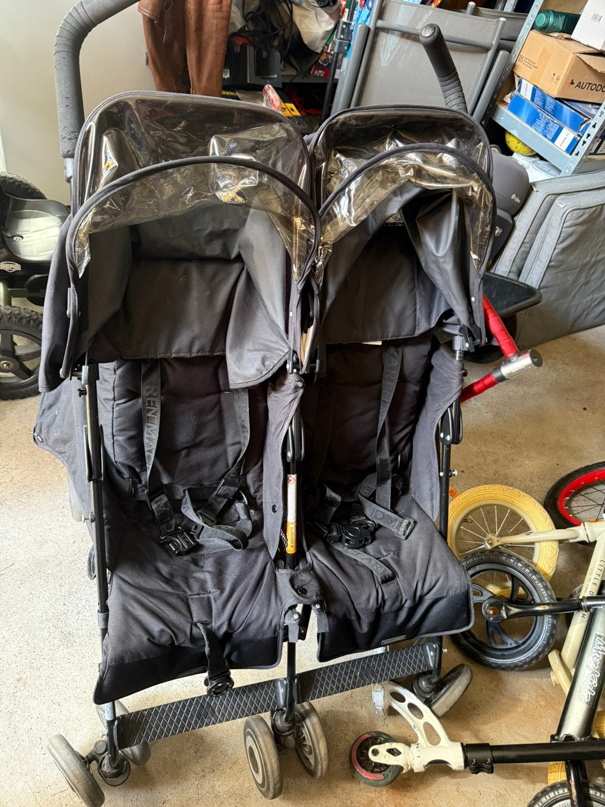 Maclaren duo buggy, Kinderen en Baby's, Buggy's, Ophalen of Verzenden, Zo goed als nieuw, Maclaren