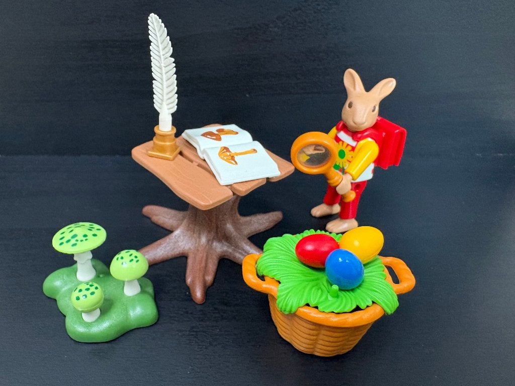 Playmobil 4459 Paashaas met Natuurkunde les, Kinderen en Baby's, Complete set, Ophalen of Verzenden, Zo goed als nieuw, Figuren