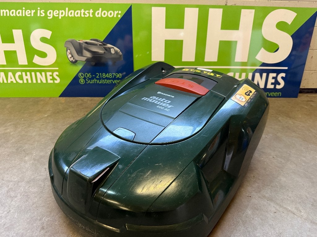 bet Husqvarna automower 220 ac met weinig uren vanaf, Tuin en Terras, Ophalen of Verzenden, 20 tot 25 cm