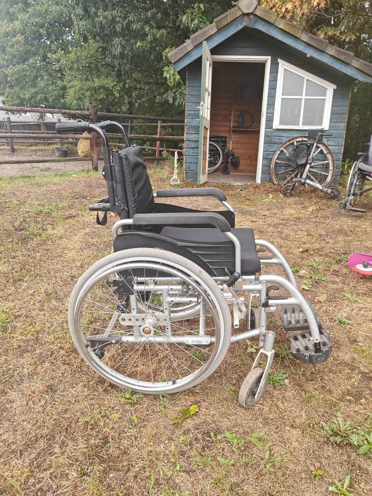2 Rolstoelen, Ophalen, Inklapbaar, Gebruikt, Duwrolstoel