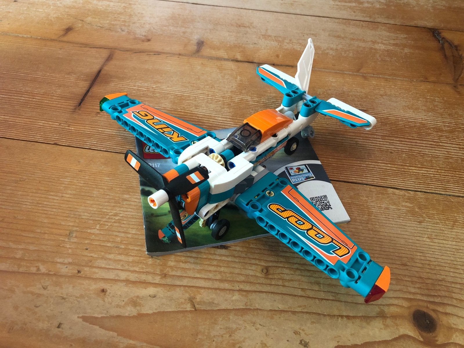 LEGO Technic Racevliegtuig 42117 - Zo goed als nieuw, Ophalen of Verzenden, Zo goed als nieuw, Overige merken