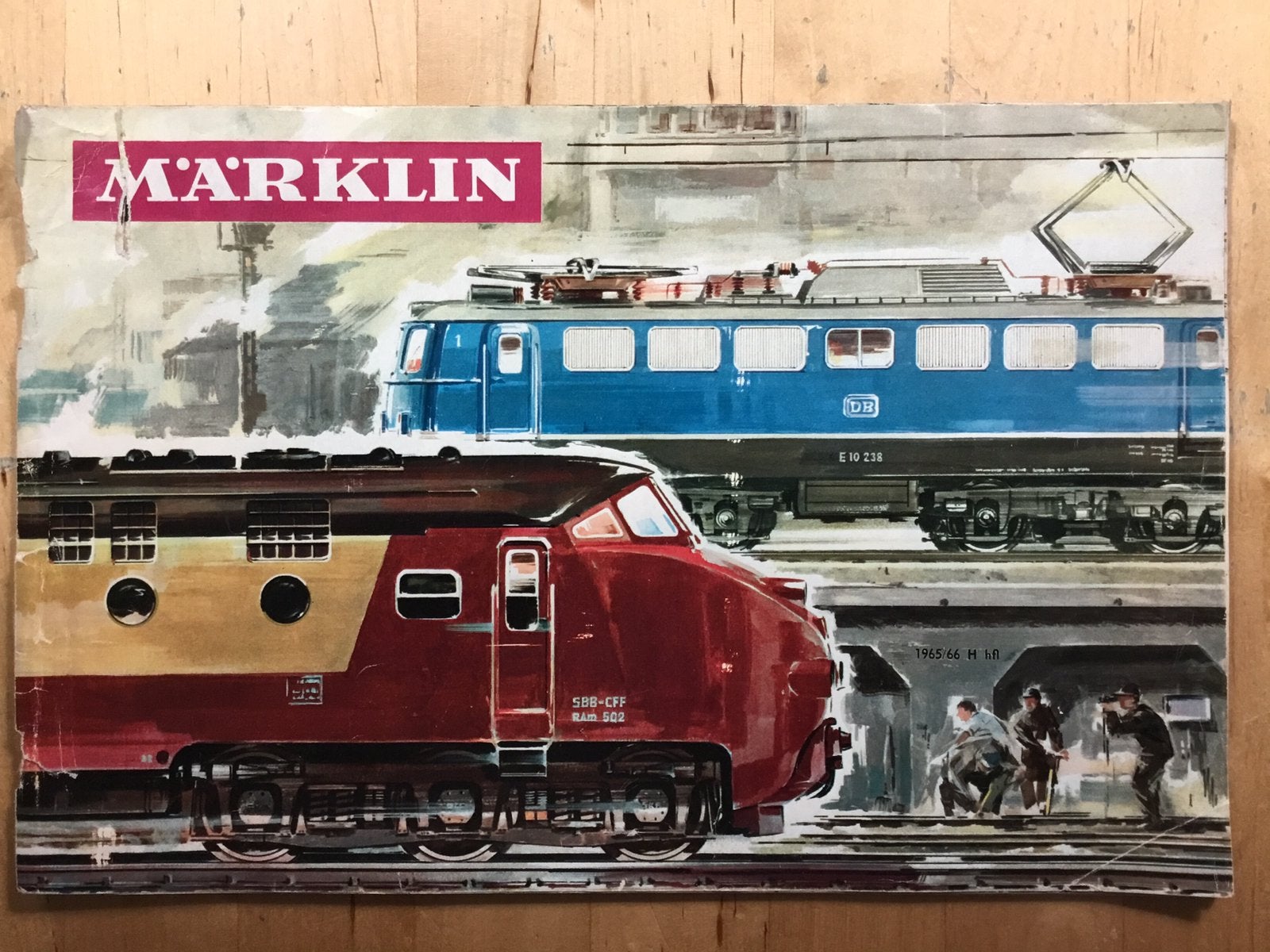 Marklin catalogus NL 1965/66, Wisselstroom, Gebruikt, Märklin, Boek, Tijdschrift of Catalogus