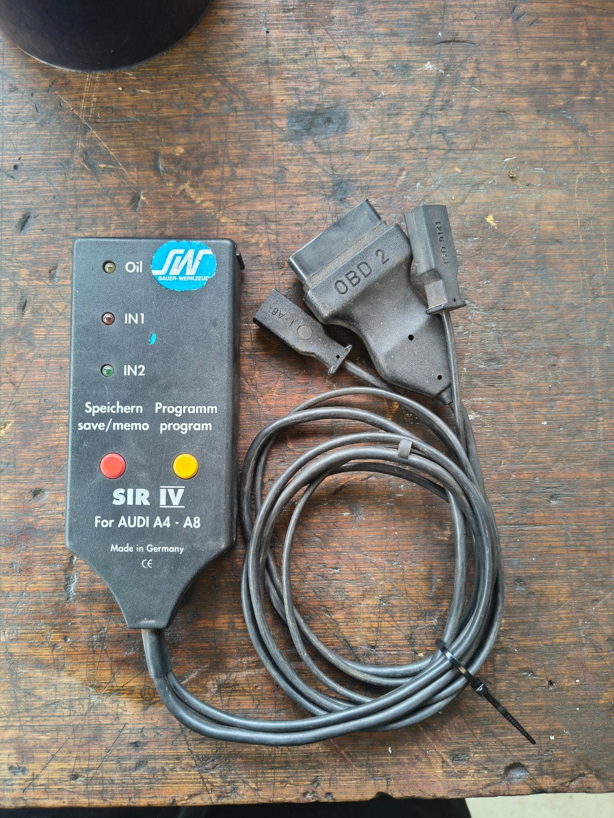 SIR IV Diagnosetool voor Audi A4-A8 (OBD2), Ophalen of Verzenden, Gebruikt