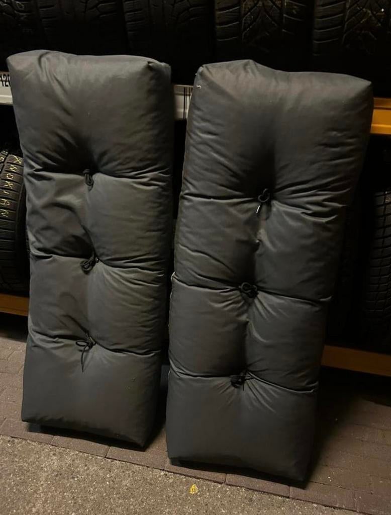 2 setjes Nieuwe palletkussens - nooit gebruikt Antraciet, Ophalen of Verzenden, Nieuw, Zwart, Rechthoekig