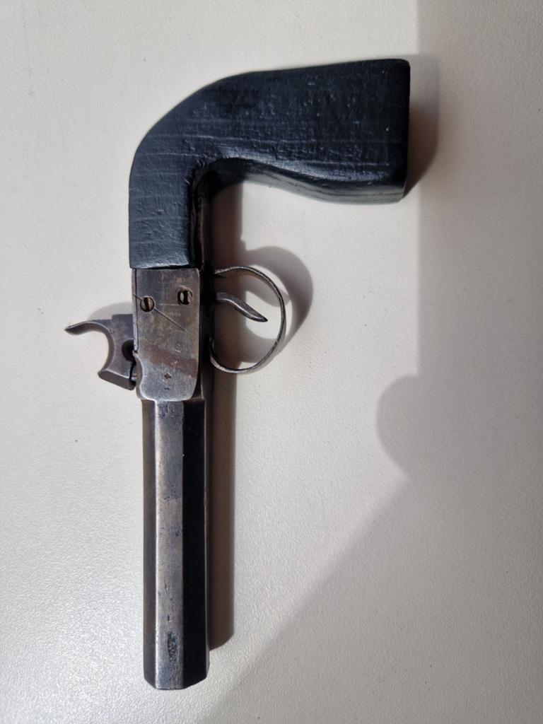 Antiek Percussie Pistool, Antiek en Kunst, Ophalen of Verzenden