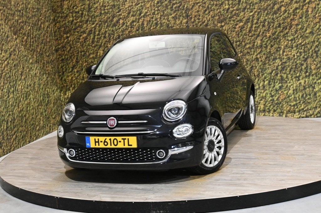 Fiat 500 1.2 Lounge | Airco | panorama (bj 2016), Gebruikt, 4 cilinders, 840 kg, Parkeersensor