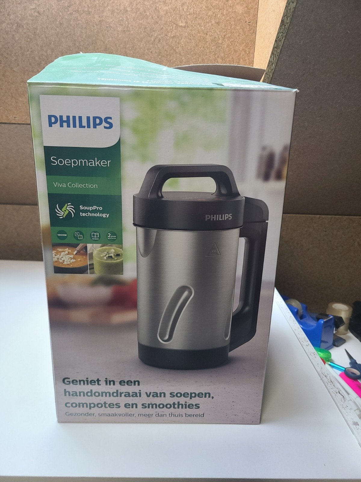 Philips Soepmaker Viva Collection - Zo goed als nieuw, Witgoed en Apparatuur, Blenders, Ophalen, Zo goed als nieuw, Soepmaker